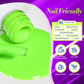 Born Pretty Neon Gel Nail Polish packaging details
