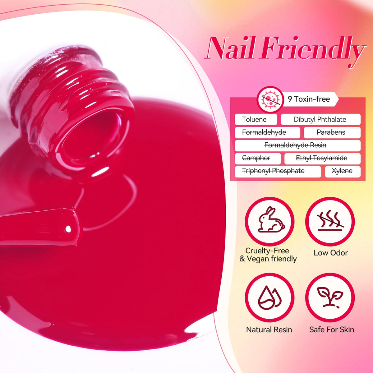 Born Pretty Neon Gel Polish Set in stylish packaging