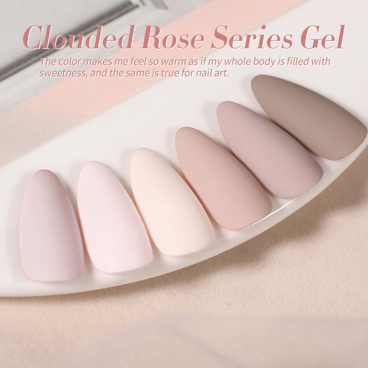 Born Pretty Nude Pink Gel Nail Polish packaging