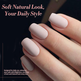 Born Pretty Nude Pink Gel Nail Polish with other nail care products