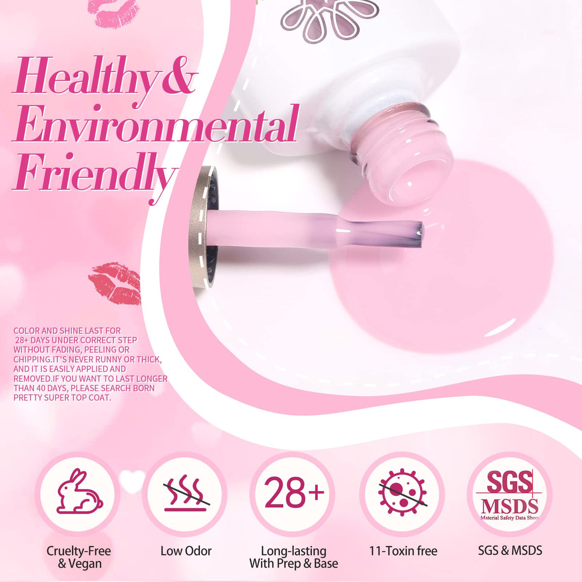 Born Pretty pastel gel polish in a gift box presentation