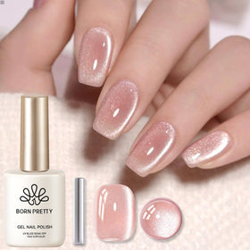 Born Pretty Pink Cat Magnetic Eye Gel Nail Polish 15ML front view