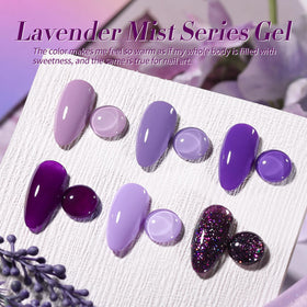 Born Pretty Purple Gel Nail Polish 15mL side view showing bottle design