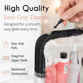BORSALI TSA Approved toiletry bag side view