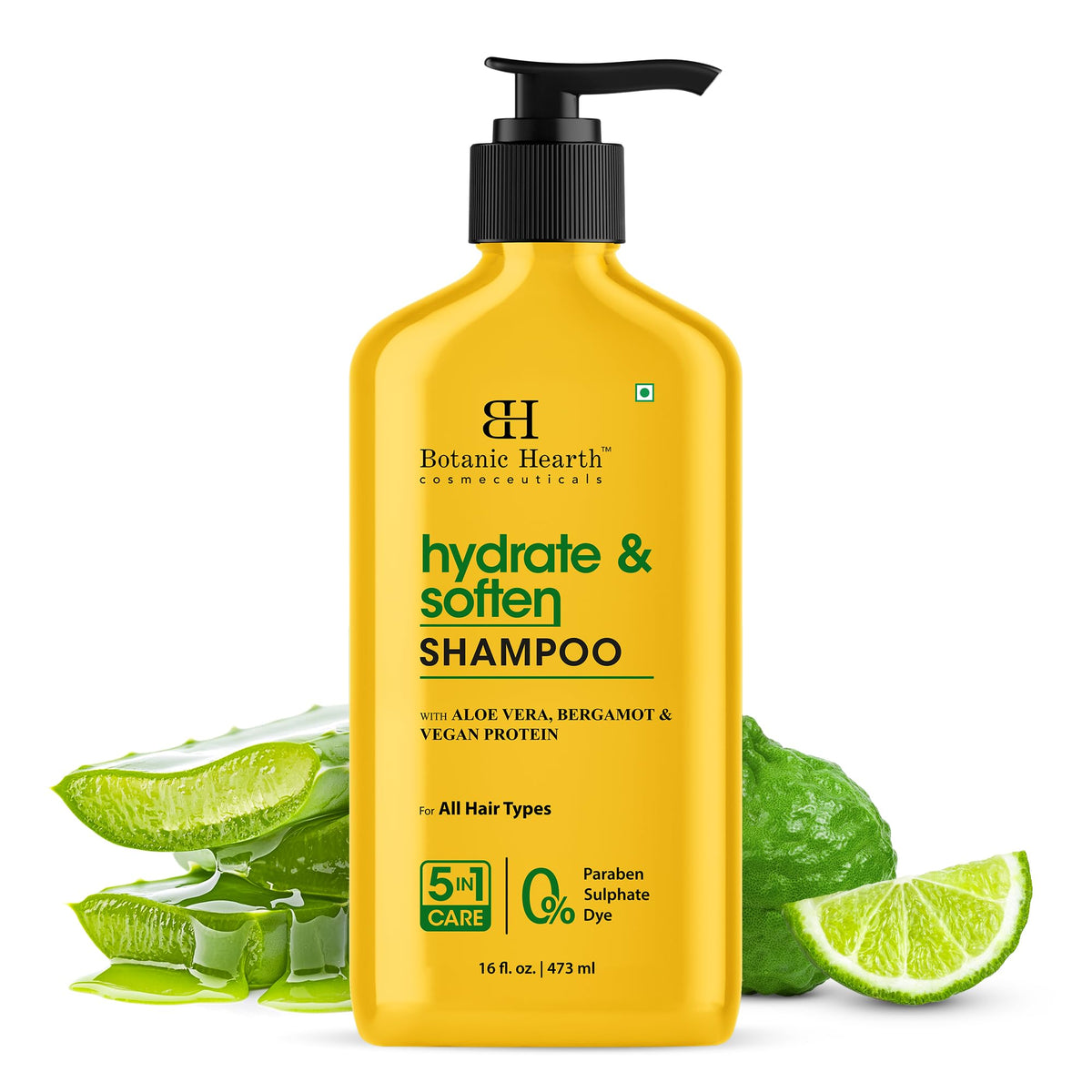 Botanic Hearth Aloe Vera Shampoo 16 Fl oz front view