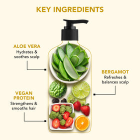 Botanic Hearth Aloe Vera Shampoo bottle with cap