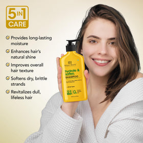 Botanic Hearth Aloe Vera Shampoo with aloe vera leaves