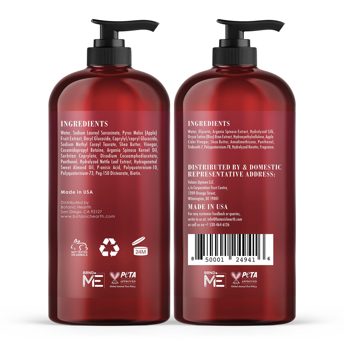 Botanic Hearth Apple Cider Vinegar Conditioner texture on hand