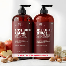Botanic Hearth Apple Cider Vinegar Shampoo front view, 16 fl oz