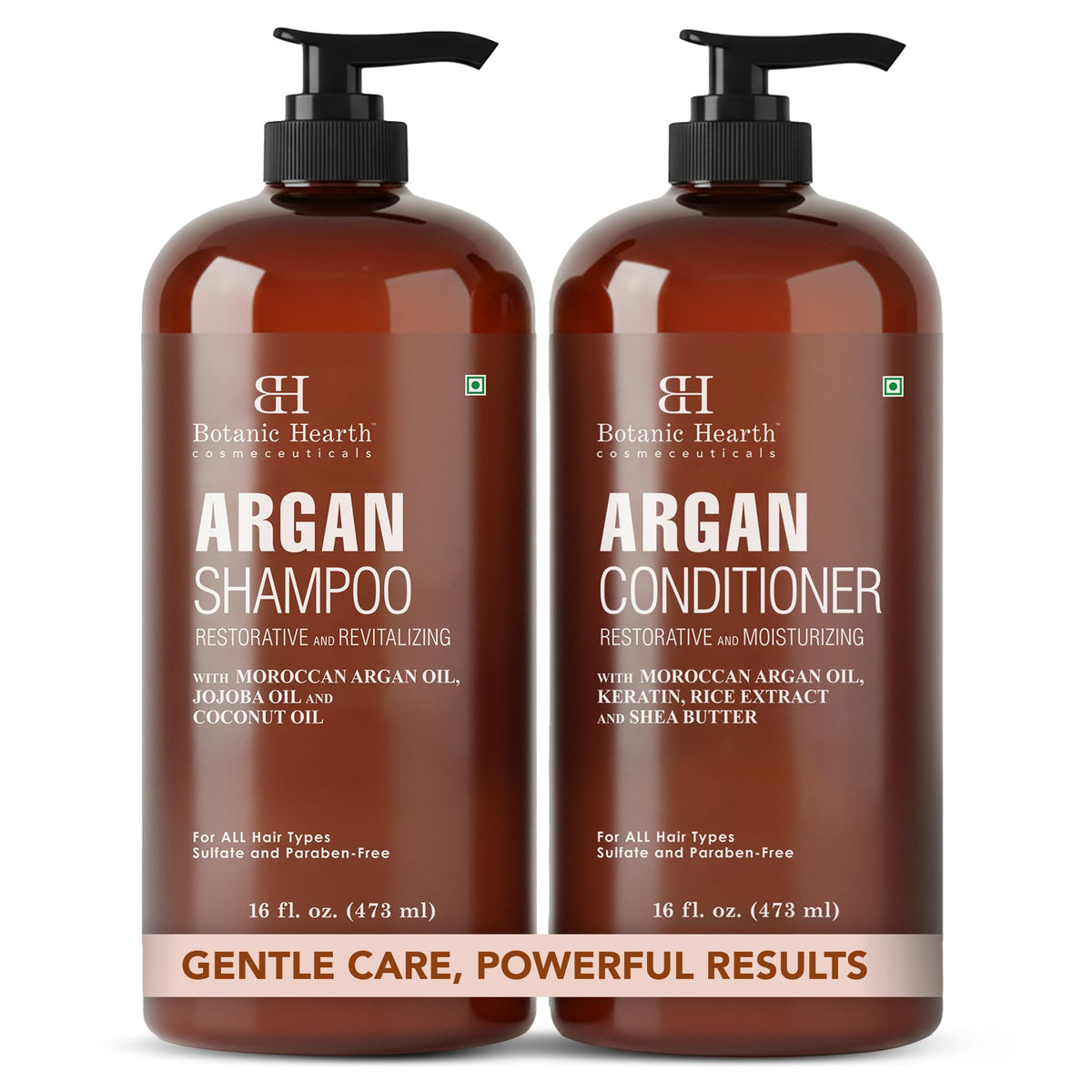 Botanic Hearth Argan Oil Shampoo front view, 16 fl oz