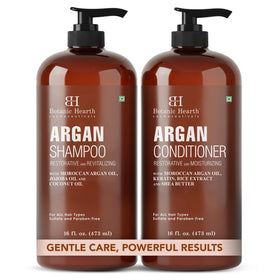 Botanic Hearth Argan Oil Shampoo front view, 16 fl oz