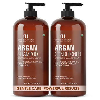 Botanic Hearth Argan Oil Shampoo front view, 16 fl oz