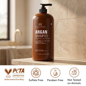 Botanic Hearth Argan Shampoo 16 fl oz with ingredients