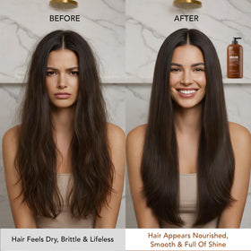 Botanic Hearth Argan Shampoo in a bathroom setting