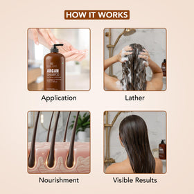 Botanic Hearth Argan Shampoo with Moroccan Argan Oil