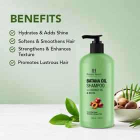 Botanic Hearth Batana Oil Shampoo 16 Fl oz back view