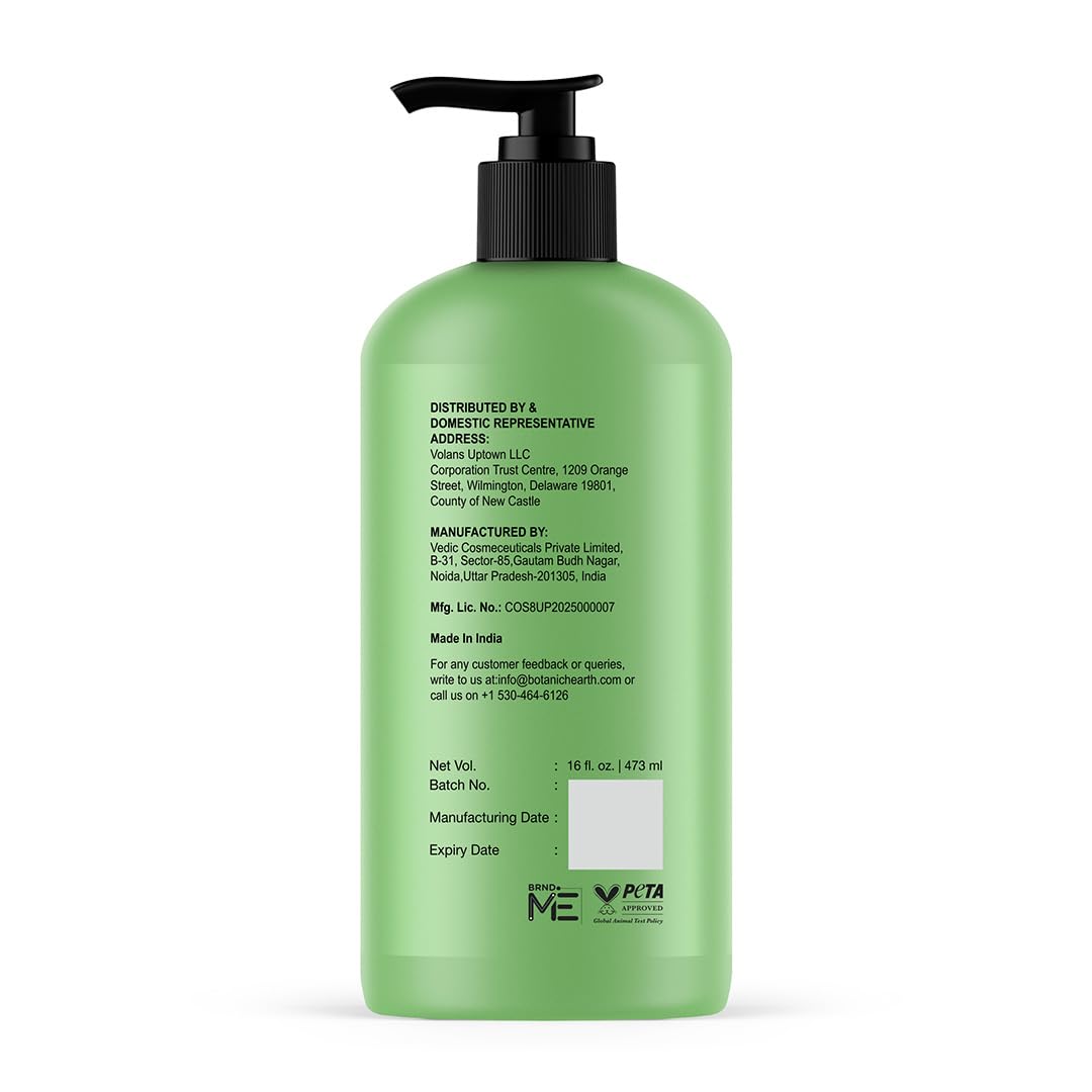 Botanic Hearth Batana Oil Shampoo pouring into hand
