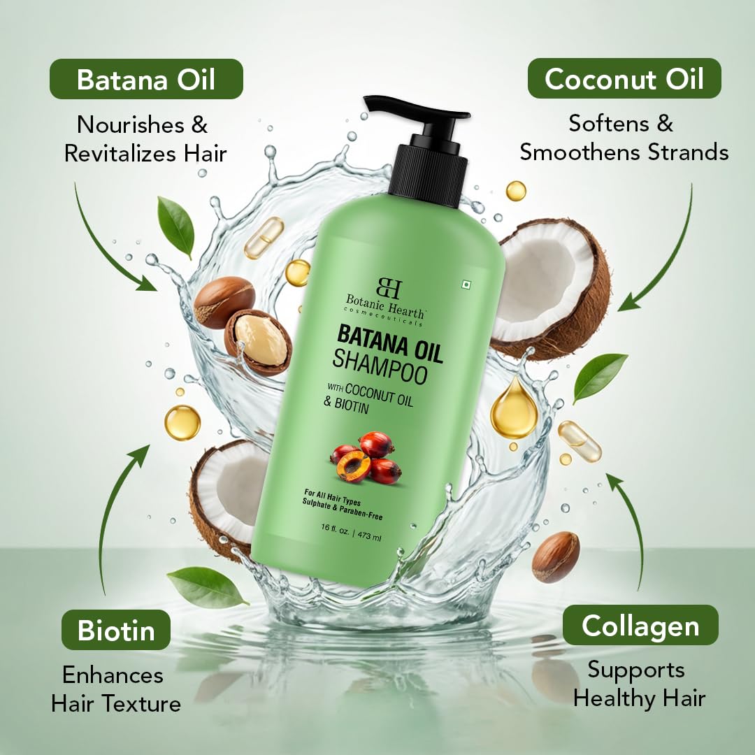 Botanic Hearth Batana Oil Shampoo texture close-up
