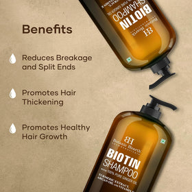 Botanic Hearth Biotin Shampoo with ginger oil close-up