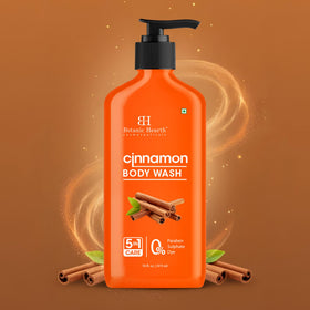 Botanic Hearth Cinnamon Body Wash 16 fl oz side view