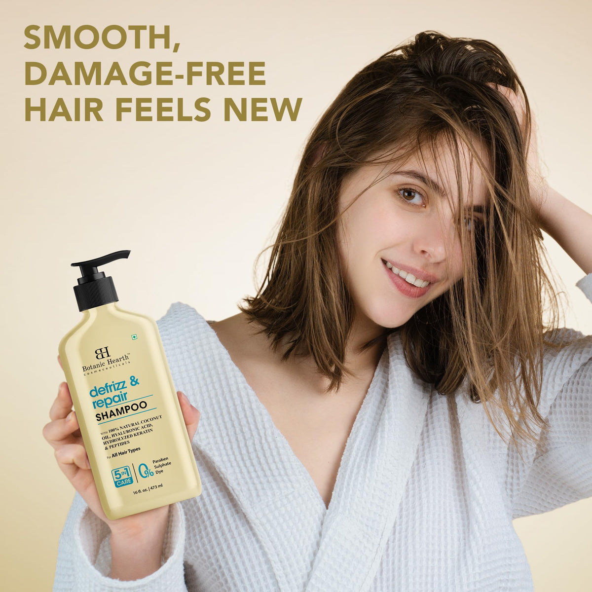 Botanic Hearth Coconut Oil Shampoo pump top view