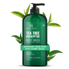 Botanic Hearth Eucalyptus & Tea Tree Body Wash front view 16 fl oz