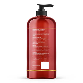 Botanic Hearth Garden Rose & Vitamin E Body Wash in a bathroom setting