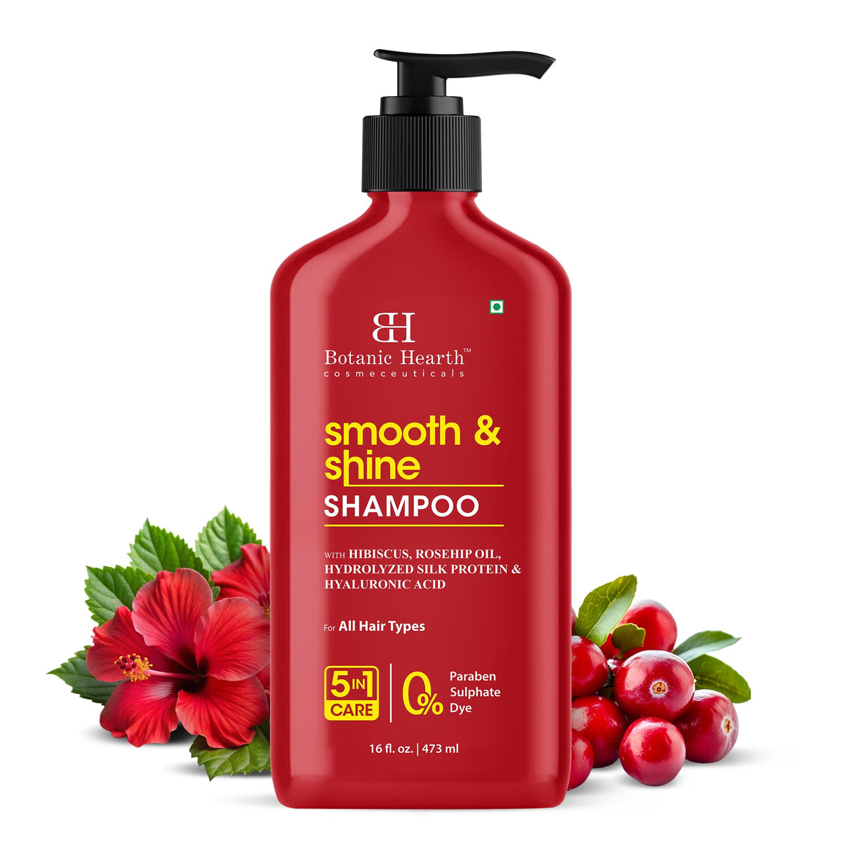 Botanic Hearth Hibiscus Shampoo 16 Fl oz front view
