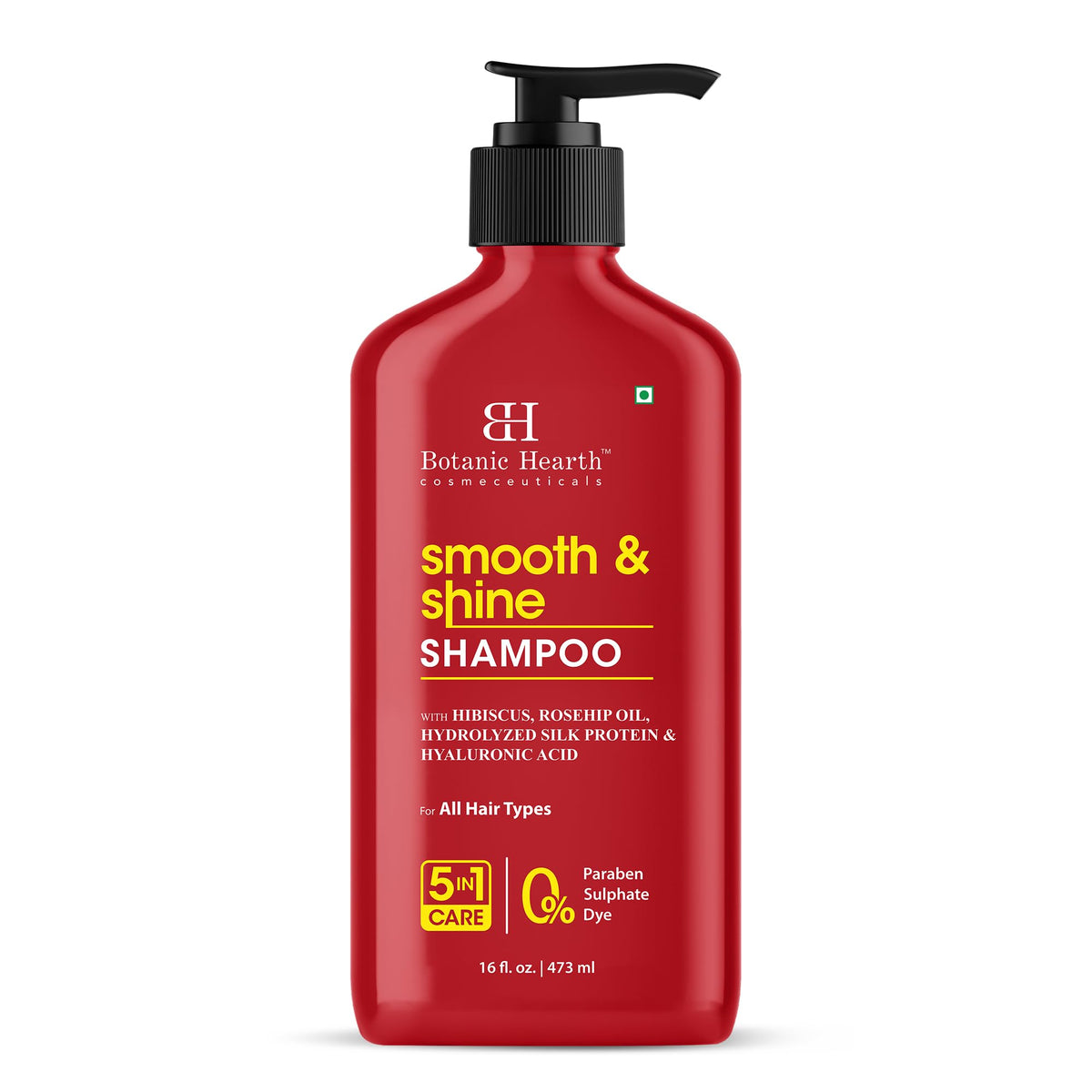 Botanic Hearth Hibiscus Shampoo in a bathroom setting