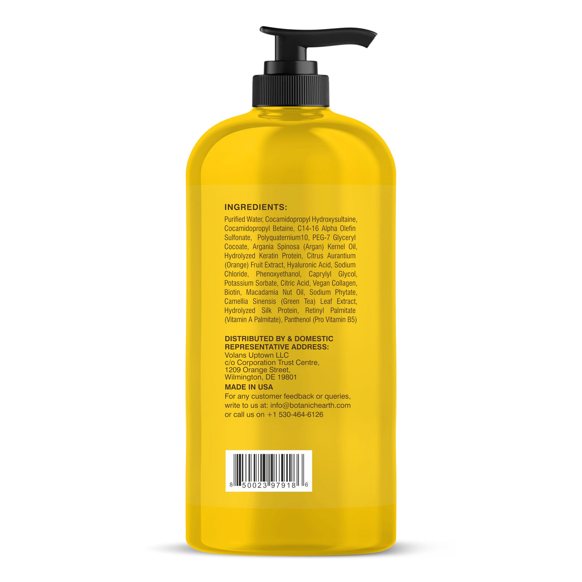 Botanic Hearth Keratin Shampoo 16 Fl oz side view