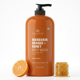 Botanic Hearth Mandarin Orange & Honey Body Wash 16 fl oz front view