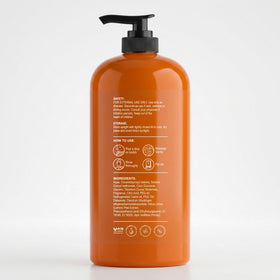 Botanic Hearth Mandarin Orange & Honey Body Wash in a shower