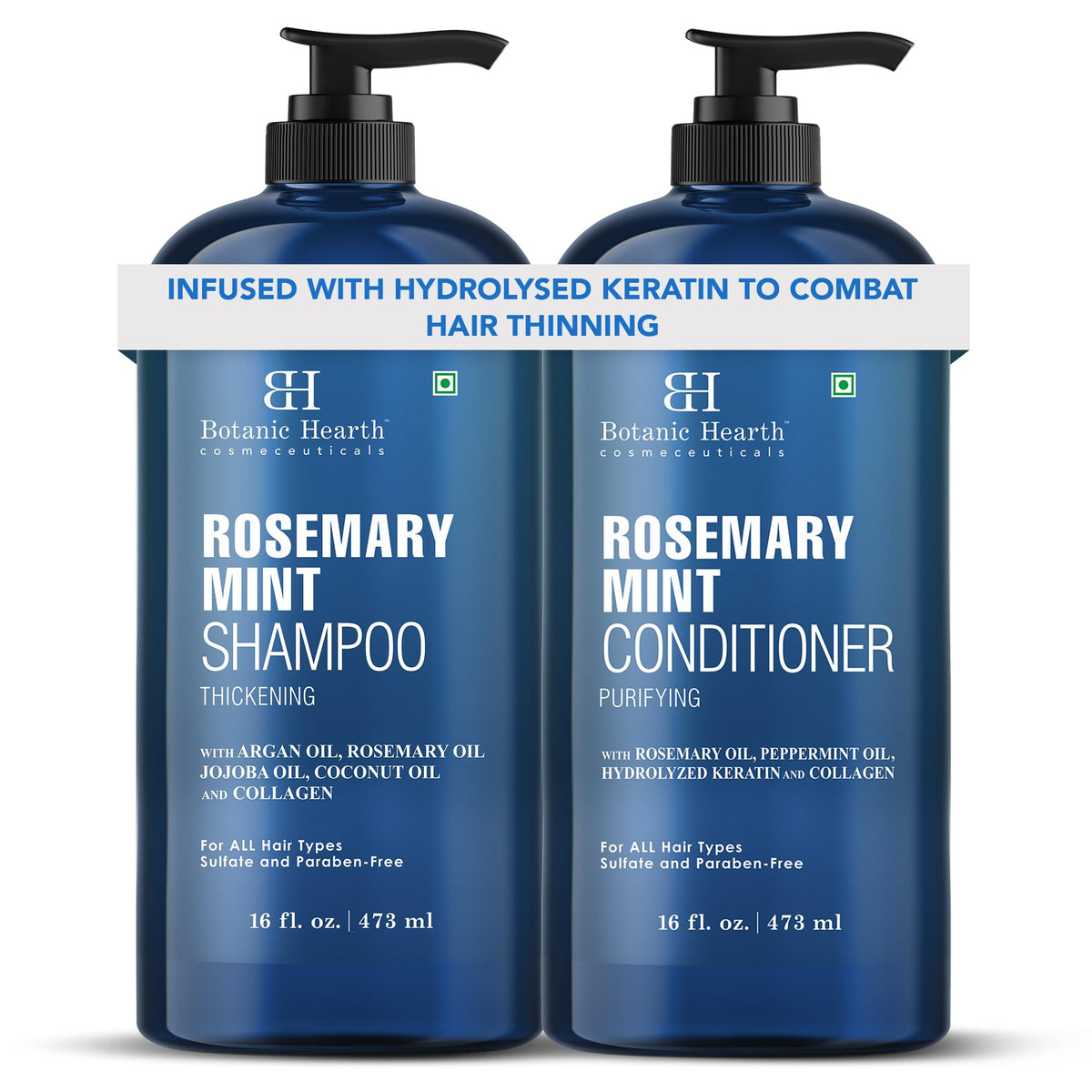 Botanic Hearth Rosemary Mint Conditioner front view 16 fl oz