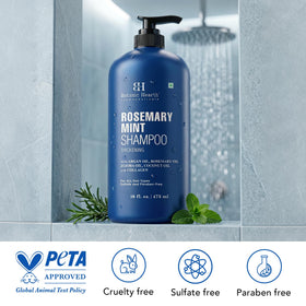 Botanic Hearth Rosemary Mint Shampoo 16 fl oz back view