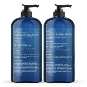 Botanic Hearth Rosemary Mint Shampoo and Conditioner set packaging