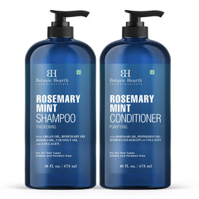 Botanic Hearth Rosemary Mint Shampoo front view 16 fl oz