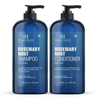 Botanic Hearth Rosemary Mint Shampoo front view 16 fl oz