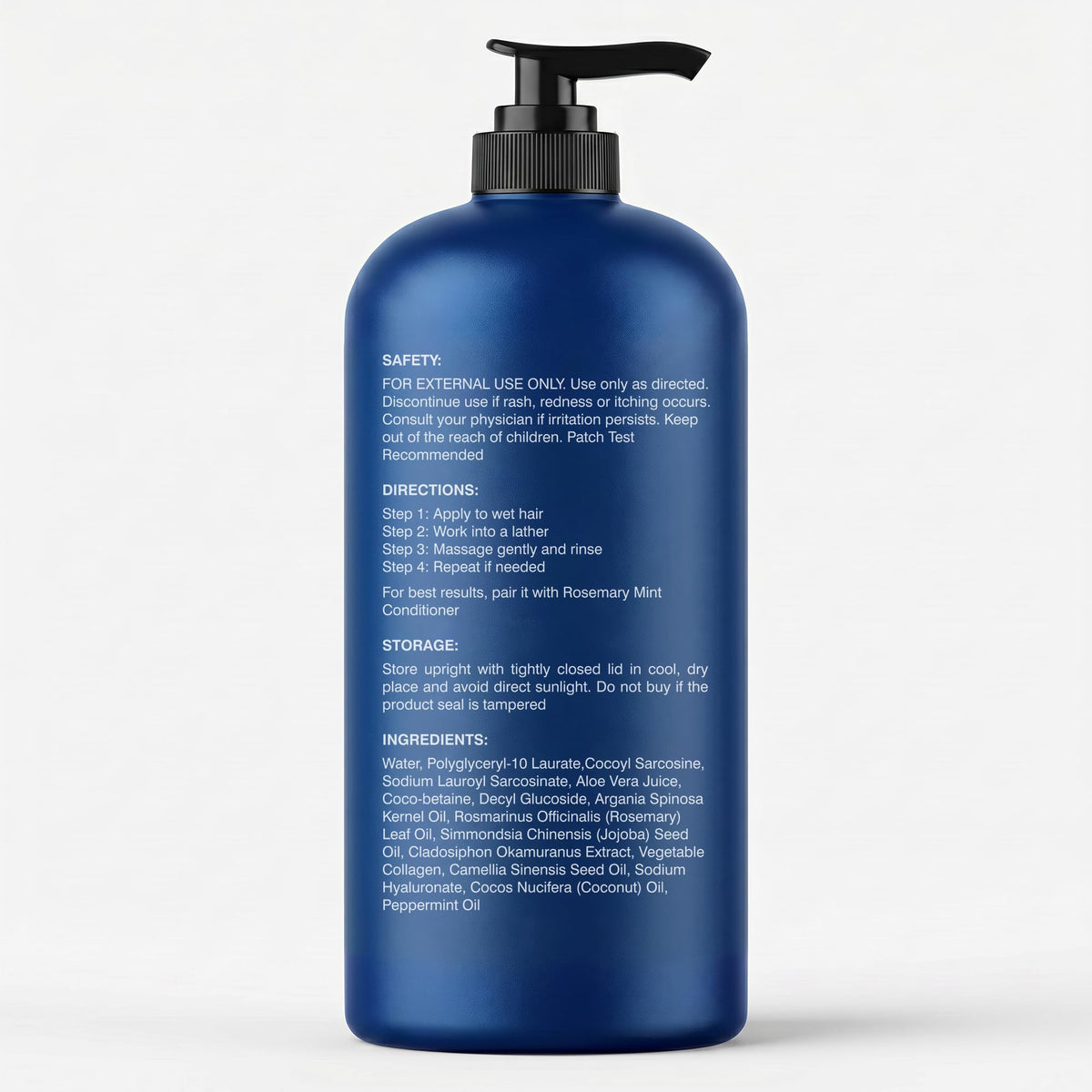 Botanic Hearth Rosemary Mint Shampoo texture close-up