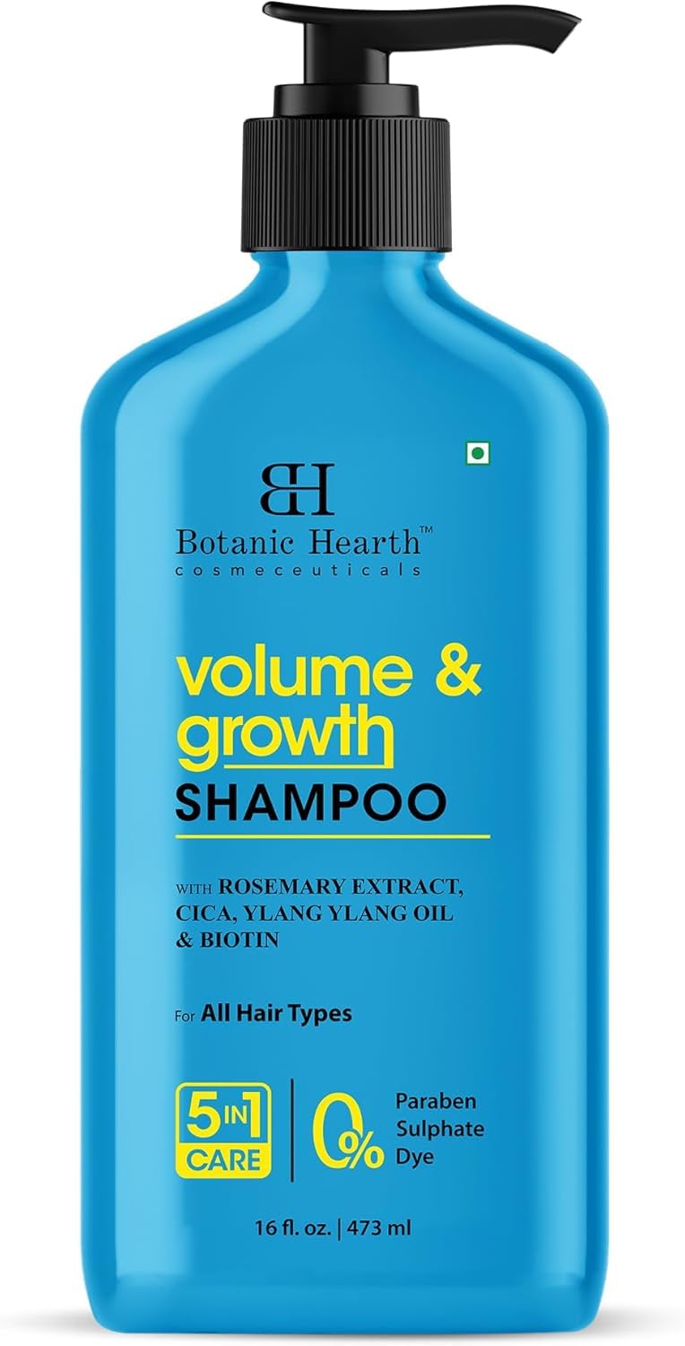 Botanic Hearth Rosemary Shampoo 16 Fl oz back view