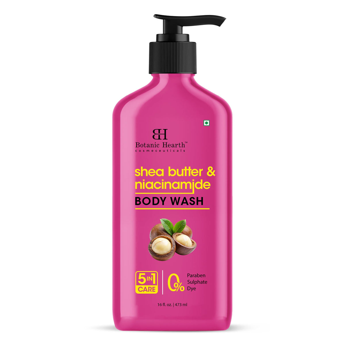 Botanic Hearth Shea Butter & Niacinamide Body Wash front view