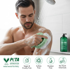 Botanic Hearth Tea Tree Body Wash packaging