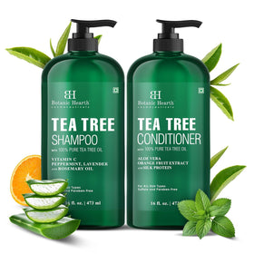 Botanic Hearth Tea Tree Conditioner front view, 16 Fl oz