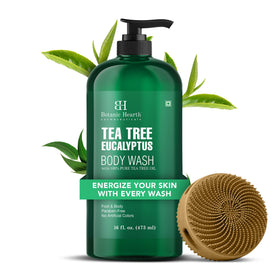 Botanic Hearth Tea Tree Eucalyptus Body Wash 16 fl oz front view