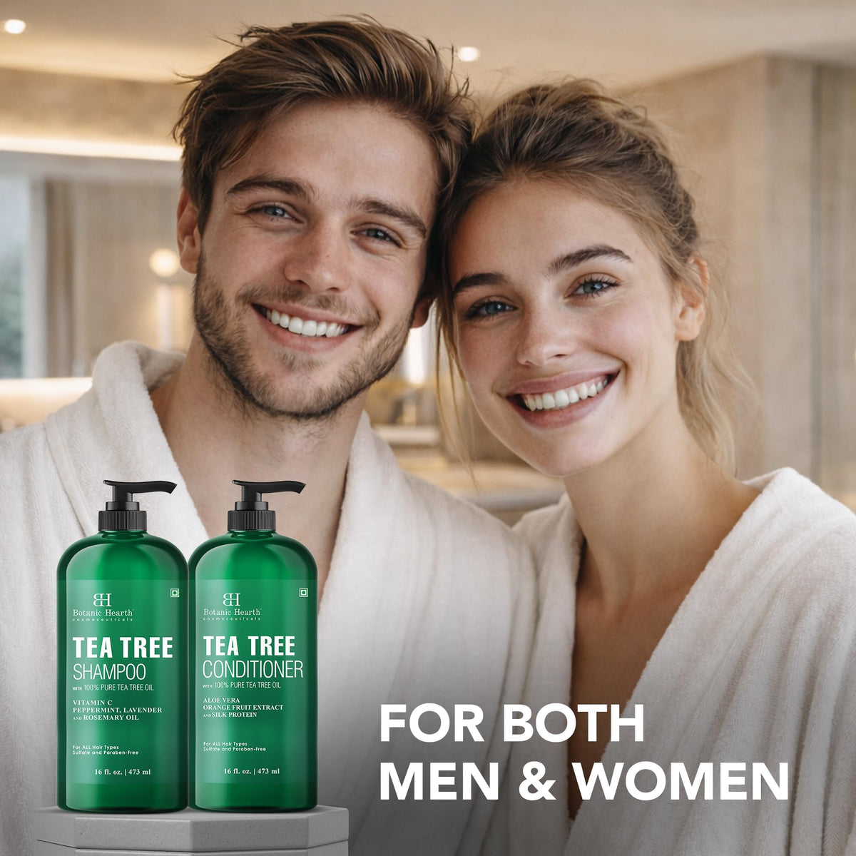 Botanic Hearth Tea Tree Shampoo texture close-up