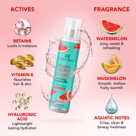 Botanic Hearth Watermelon Hair Perfume & Body Mist application on skin