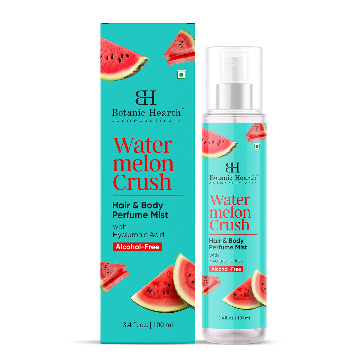 Botanic Hearth Watermelon Hair Perfume & Body Mist front view