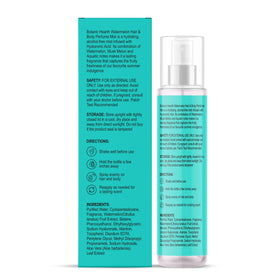 Botanic Hearth Watermelon Hair Perfume & Body Mist with fresh watermelon