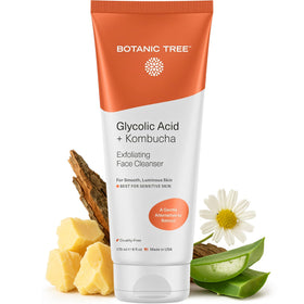 Botanic Tree Kombucha Glycolic Acid Exfoliating Face Wash front view
