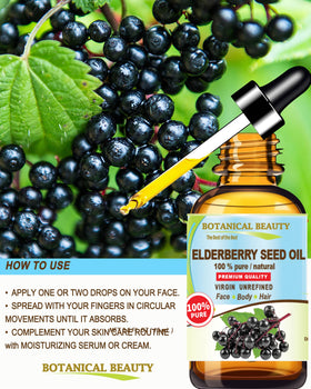 Botanical Beauty Elderberry Seed Oil 30ml in a skincare routine