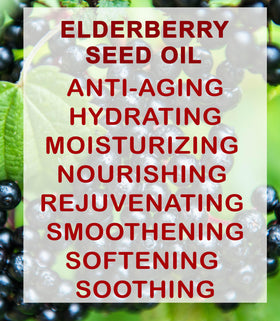 Botanical Beauty Elderberry Seed Oil 30ml label close-up